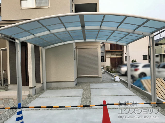 奈良県奈良市ののカーポート レイナツインポートグラン　積雪〜20cm対応 施工例