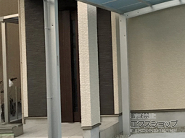 奈良県奈良市ののテラス屋根 プレシオステラスII F型 テラスタイプ 単体 積雪〜20cm対応 施工例