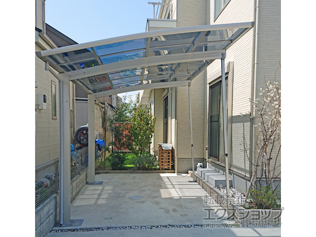 東京都八王子市ののカーポート プレシオスポート 積雪〜20cm対応 施工例