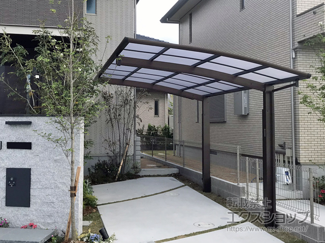 兵庫県芦屋市ののカーポート プレシオスポート 積雪〜20cm対応 施工例