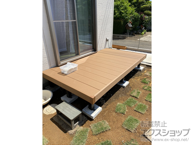 埼玉県北本市ののウッドデッキ マージウッドデッキ 施工例