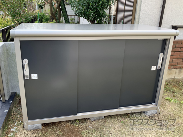 千葉県柏市のの物置・屋外倉庫 エスモ 一般型 1797×750×1101（ESE-1807Y） ESE-1807Y-SM 施工例