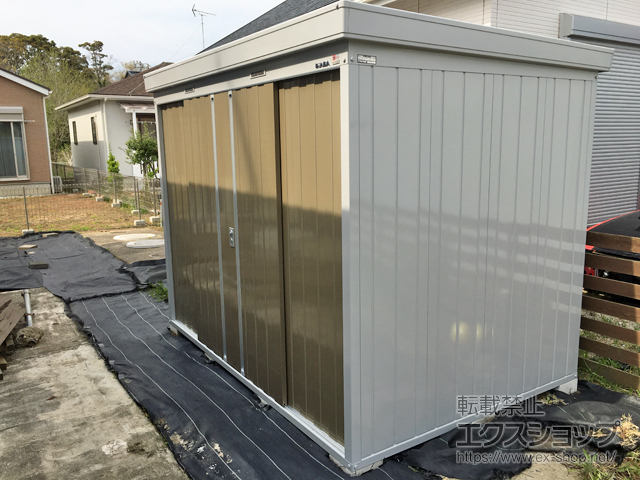 千葉県大網白里市のの物置・屋外倉庫 ネクスタ 一般型 2630×1790×2020（NXN-50S） NXN-50S-MB 施工例