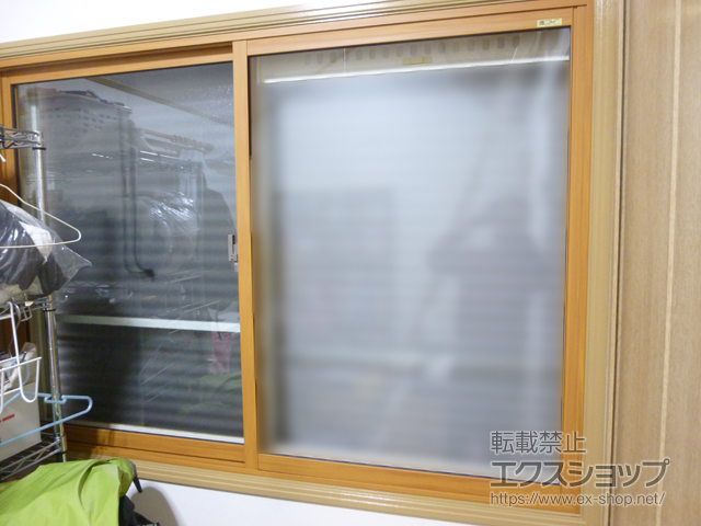 兵庫県神戸市のの二重窓（内窓） インプラス ダストバリア仕様 引違い窓 変則2枚建 施工例