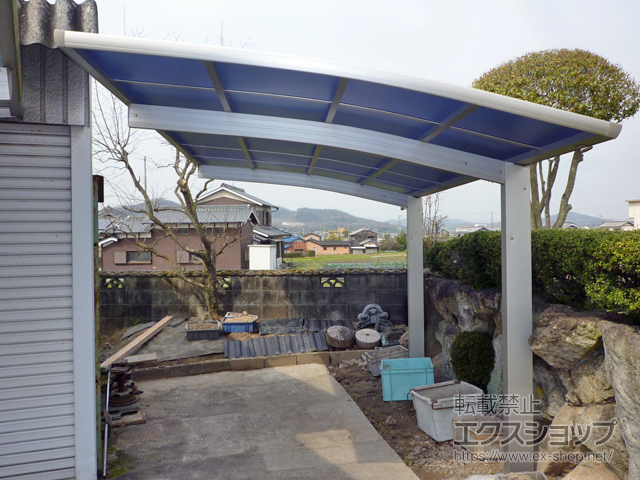 兵庫県小野市ののカーポート プレシオスポート 積雪〜20cm対応 施工例