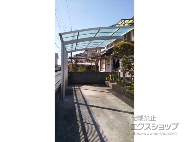 福岡県久留米市のYKKAPのカーポート レイナポートグラン　積雪～20cm対応 施工例