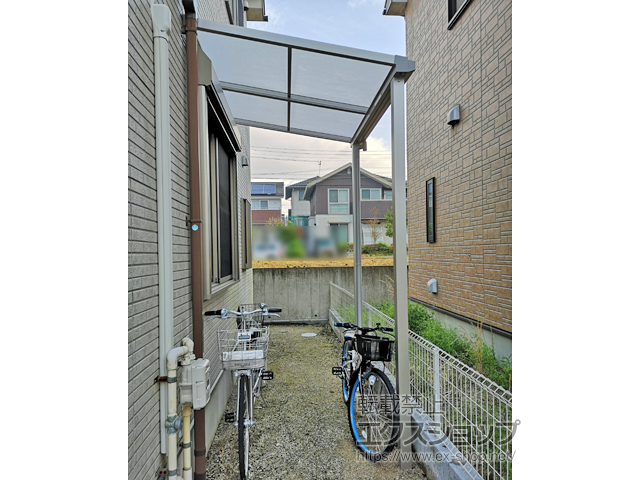 岐阜県美濃加茂市ののテラス屋根 ソラリア F型 テラスタイプ 単体 積雪〜20cm対応 施工例