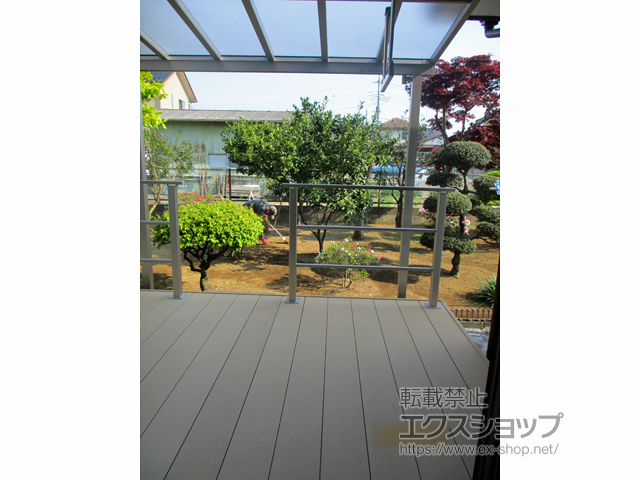 埼玉県行田市ののウッドデッキ リウッドデッキ 200 施工例