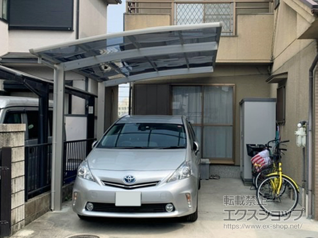 大阪府柏原市ののカーポート プレシオスポート 積雪〜20cm対応 施工例