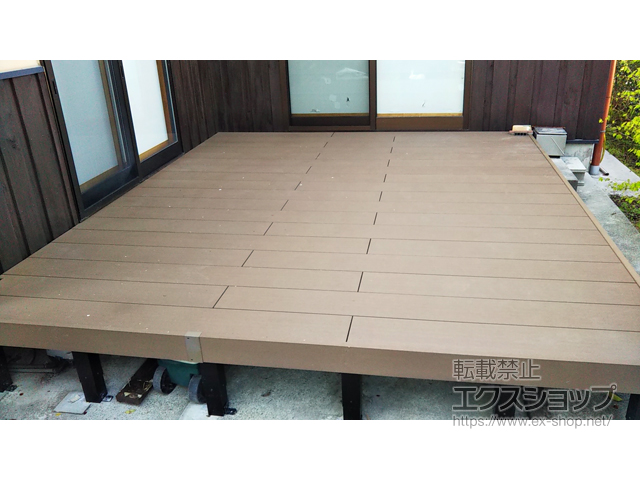 鹿児島県伊佐市ののウッドデッキ リウッドデッキ 200 施工例