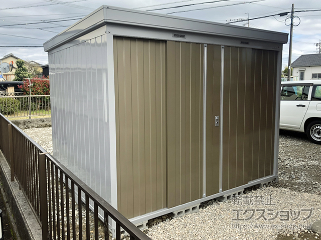 愛知県海部郡蟹江町のの物置・屋外倉庫 ネクスタ 一般型 2630×2210×2020 NXN-60S-MB 施工例