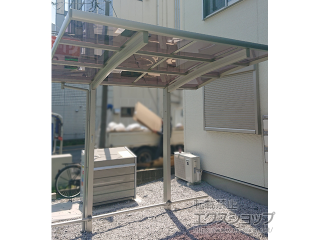 神奈川県厚木市ののサイクルポート・駐輪場 レイナポートグランミニ 積雪〜20cm対応 施工例