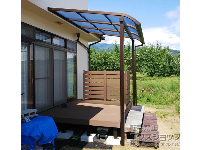 ���쌧��c�s�̂̃e���X�����A�E�b�h�f�b�L �\�����A R�^ �e���X�^�C�v �P�� �ϐ�`20cm�Ή� �{�H��