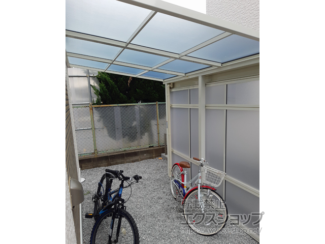 東京都国分寺市ののストックヤード スピーネストックヤードF型 パネルタイプ スクリーン仕様 積雪〜20cm対応 施工例