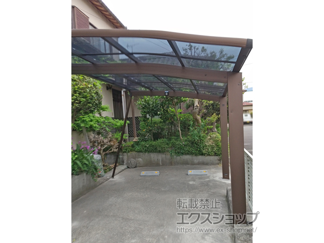 静岡県富士市ののカーポート プレシオスポート 積雪〜20cm対応 施工例