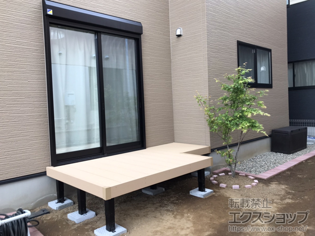 埼玉県熊谷市ののウッドデッキ リウッドデッキ 200 施工例