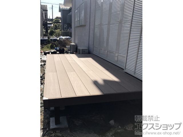 神奈川県鎌倉市ののウッドデッキ マージウッドデッキ 施工例