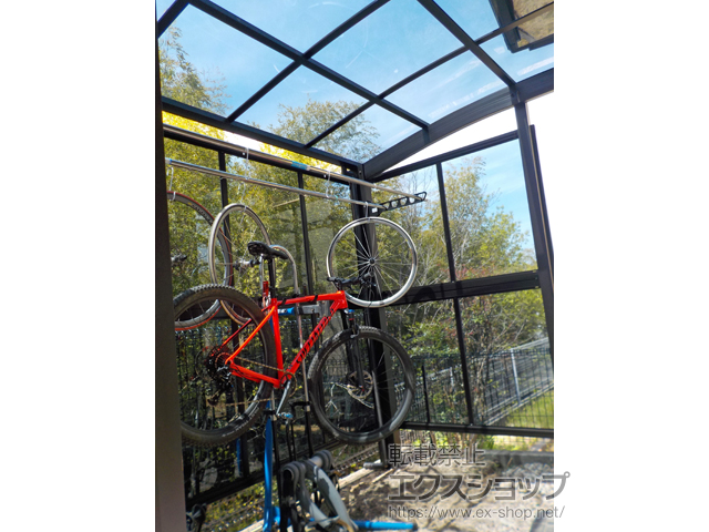 愛知県豊明市ののサイクルポート・駐輪場 レイナパークグラン 積雪〜20cm対応 施工例