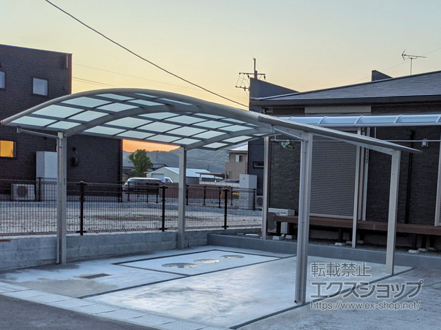 佐賀県神埼市ののカーポート レイナツインポートグラン　積雪〜20cm対応 施工例