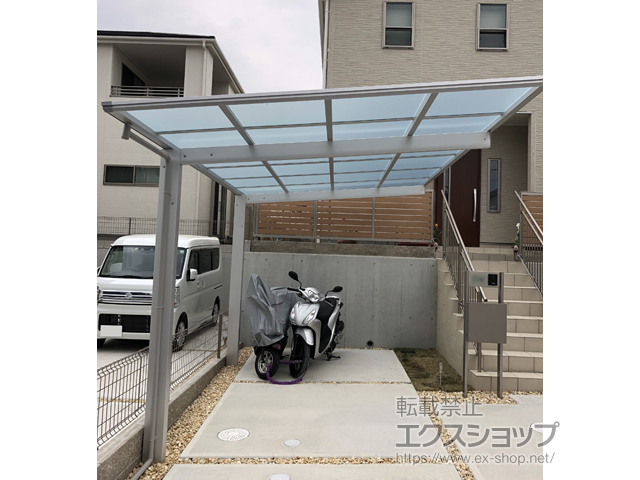 兵庫県神戸市ののカーポート エフルージュグラン　積雪〜20cm対応 施工例