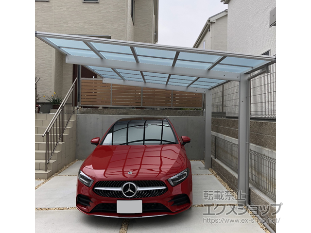 兵庫県神戸市ののカーポート エフルージュグラン　積雪〜20cm対応 施工例