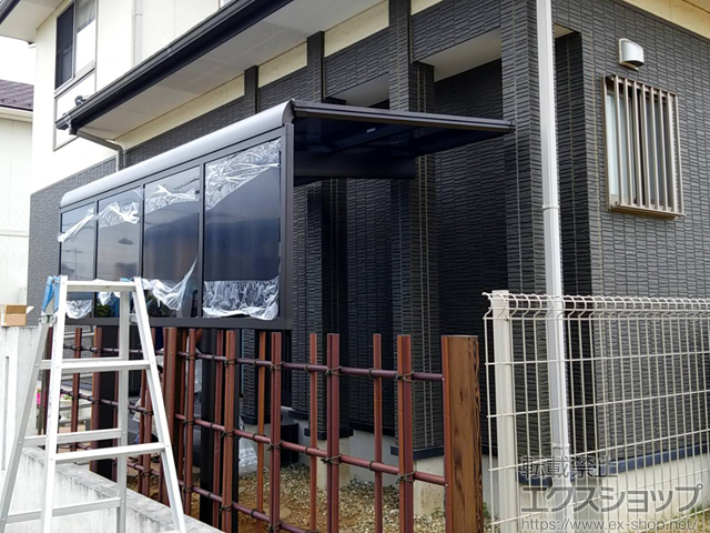 千葉県市原市ののサイクルポート・駐輪場 エフルージュグランミニ 積雪〜20cm対応 施工例
