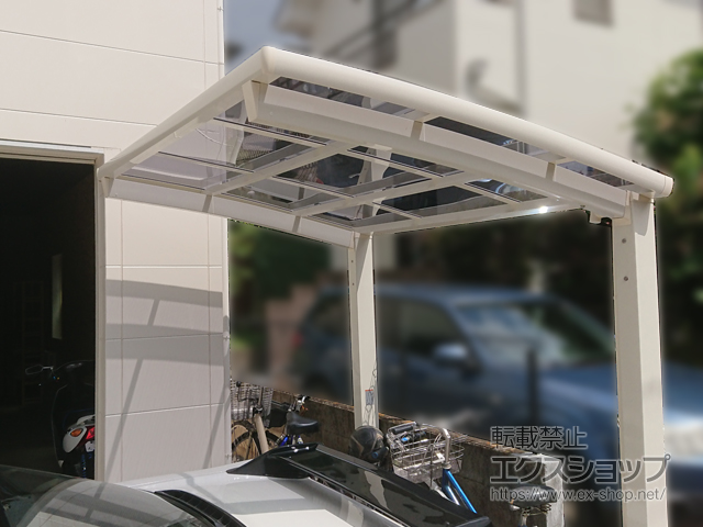 埼玉県さいたま市ののサイクルポート・駐輪場 ネスカRミニ (ラウンドスタイル)積雪〜20cm対応 施工例