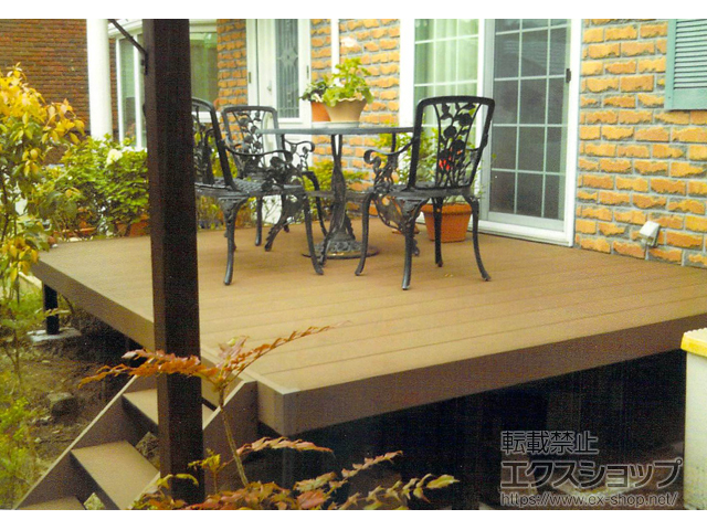 千葉県東金市ののウッドデッキ リウッドデッキ 200 施工例
