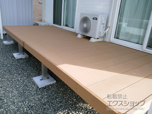 佐賀県嬉野市ののウッドデッキ リウッドデッキ 200 施工例