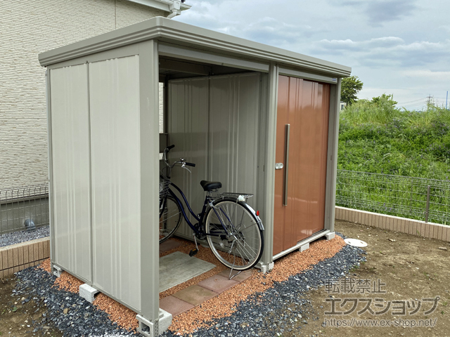 埼玉県富士見市のの物置・屋外倉庫 Mr.ストックマン プラスアルファ 一般型 結露減少型 3015×1590×2110（TP-Z3015） TP-Z3015-T 施工例