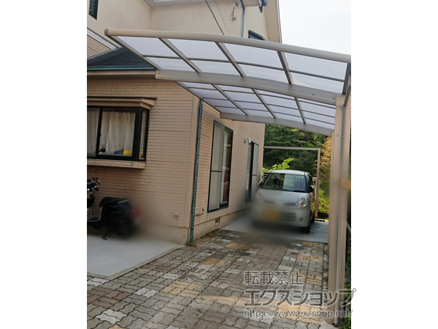 広島県広島市ののカーポート プレシオスポート 積雪〜20cm対応 施工例