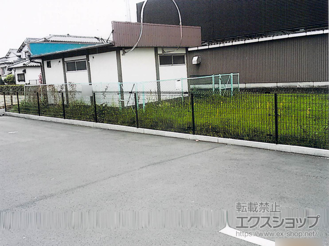愛知県一宮市ののフェンス・柵 メッシュフェンスG10　※既存フェンス用 施工例