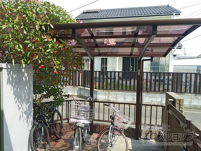 宮城県亘理郡亘理町ののサイクルポート・駐輪場 レイナポートグランミニ 積雪〜20cm対応 施工例