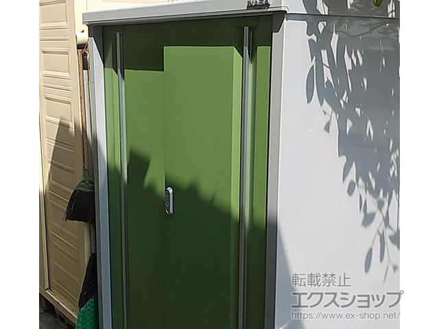 宮城県亘理郡亘理町のの物置・屋外倉庫 シンプリー 一般型 1100×905×1603 MJX-119D-LG 施工例