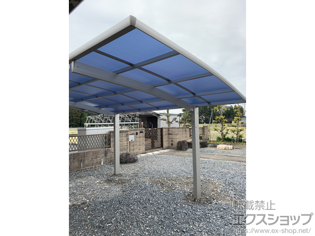 茨城県笠間市ののカーポート プレシオスポート 積雪〜20cm対応 施工例