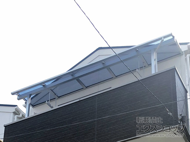 埼玉県川口市ののバルコニー・ベランダ屋根 スピーネ R型 屋根タイプ 単体 積雪〜20cm対応 施工例