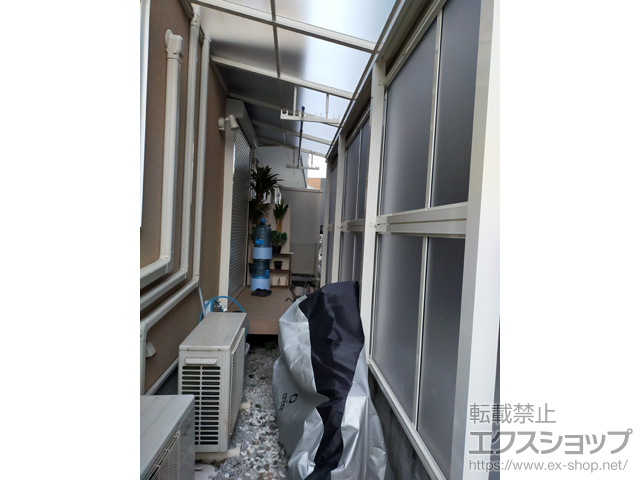 神奈川県厚木市ののテラス屋根 ソラリア F型 テラスタイプ 単体 積雪〜20cm対応 施工例