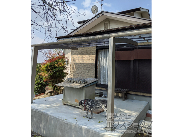 福岡県中間市ののカーポート プレシオスポート 積雪〜20cm対応 施工例