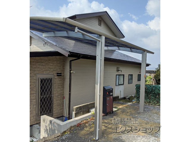 福岡県中間市ののカーポート プレシオスポート 積雪〜20cm対応 施工例