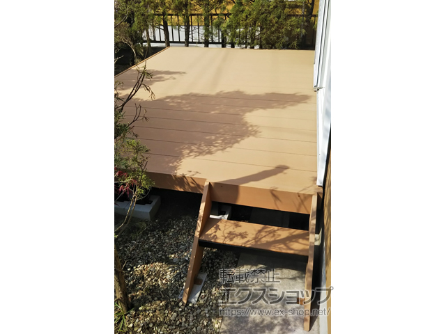 滋賀県甲賀市ののウッドデッキ リウッドデッキ 200 施工例