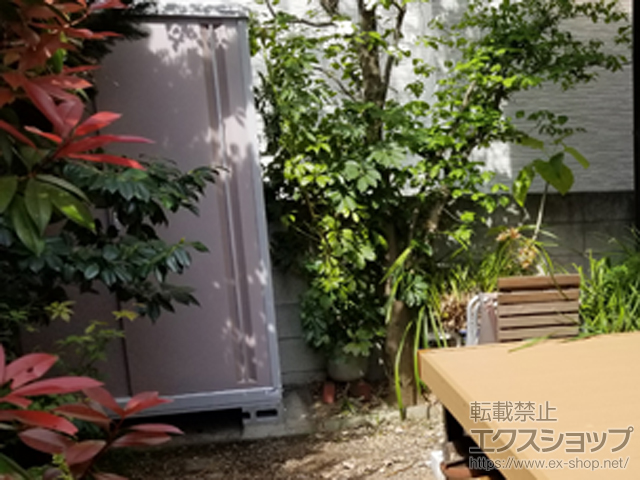 愛媛県松山市のの物置・屋外倉庫 シンプリー 一般型 1320×755×1903 MJX-137E-【色未定】 施工例