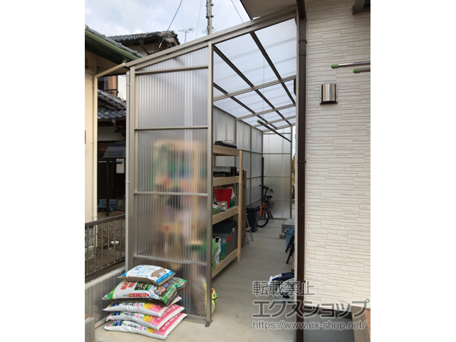 茨城県那珂市ののストックヤード ストックヤードII 両袖タイプ 積雪〜20cm対応 施工例