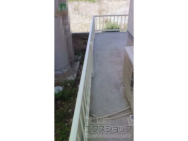 静岡県掛川市ののフェンス・柵 ミエッタフェンス 防犯たて格子タイプ　自由柱施工 施工例