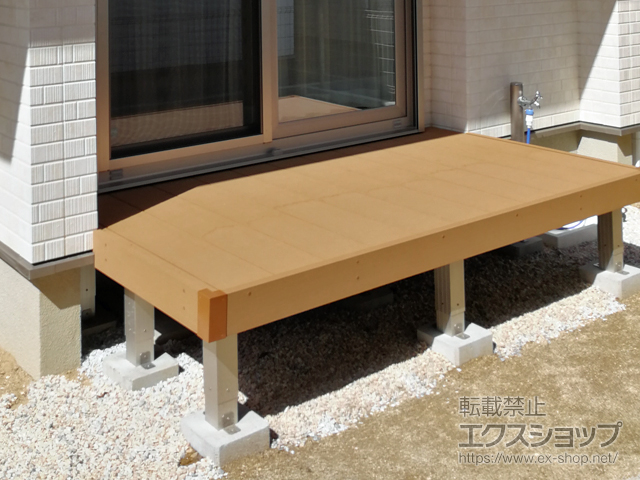 愛知県豊川市ののウッドデッキ リウッドデッキ 200 施工例