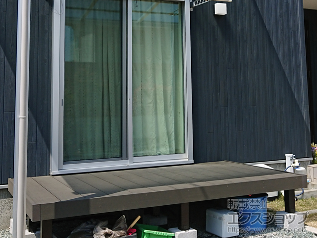 熊本県熊本市ののウッドデッキ リウッドデッキ 200 施工例