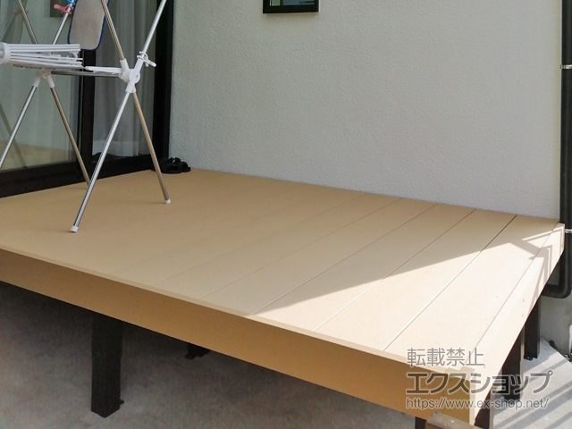 広島県広島市ののウッドデッキ リウッドデッキ 200 施工例