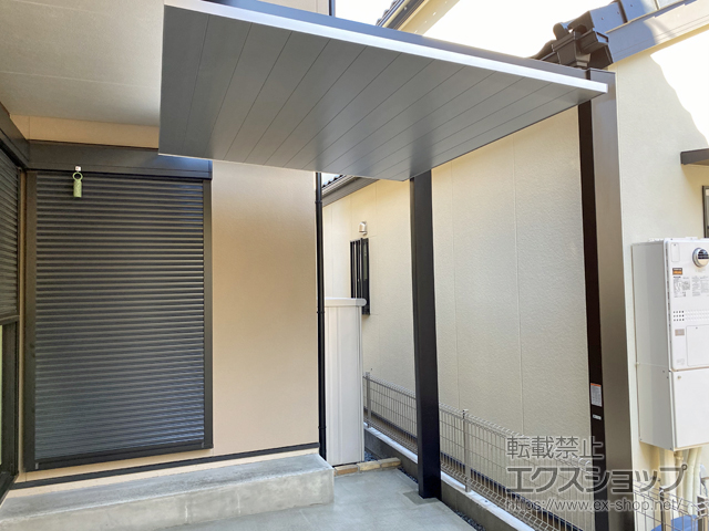 京都府京都市ののサイクルポート・駐輪場 カーポートSCミニ 積雪20cm 施工例