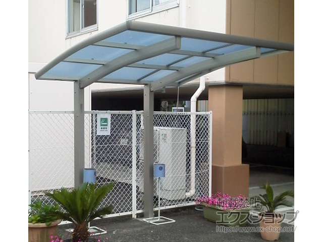 神奈川県川崎市ののサイクルポート・駐輪場 レイナポートグランミニ 積雪〜20cm対応 施工例