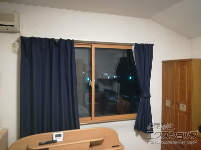 東京都町田市のの玄関ドア、二重窓（内窓） インプラス ダストバリア仕様 引違い窓 2枚建 施工例