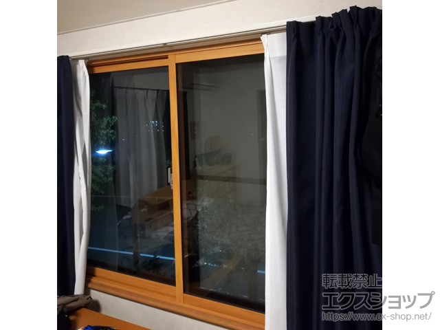 東京都町田市のの玄関ドア、二重窓（内窓） インプラス ダストバリア仕様 引違い窓 2枚建 施工例